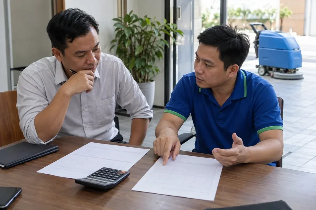 Ảnh minh họa quản lý cơ sở và tư vấn chà sàn so hai bảng nguồn lực cạnh máy tính nhỏ